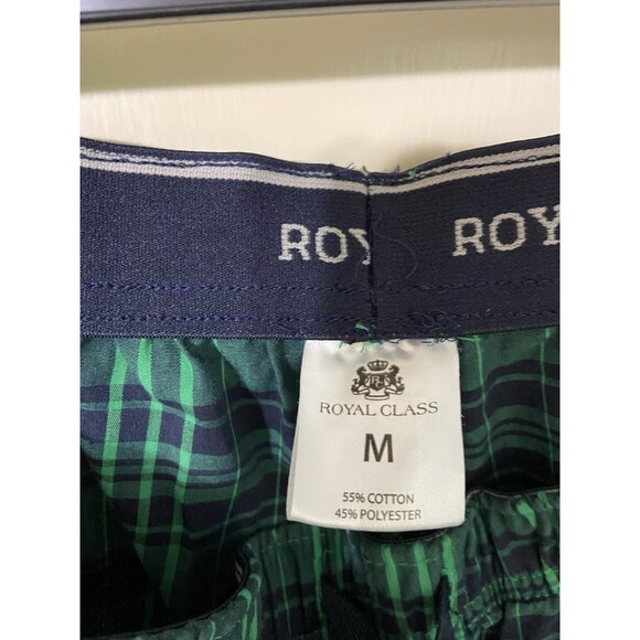 Royal Class Men's Green Plaid Lounge sleep Set Med  Super Comfy - Picture 6 of 6